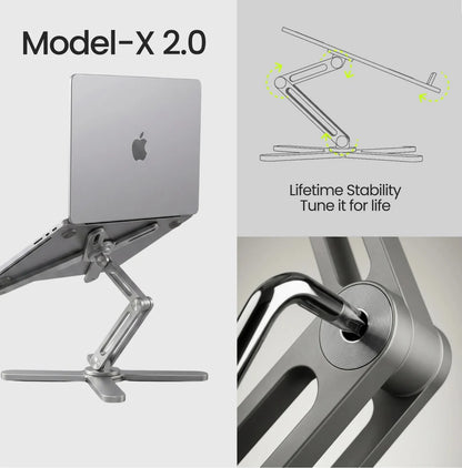 Foldable Aluminum Laptop Stand