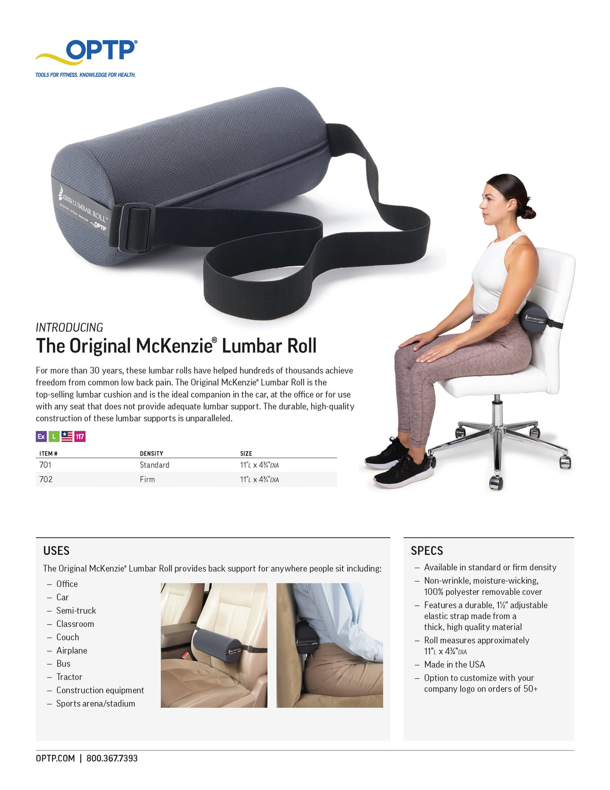 The Original McKenzie® Lumbar Roll