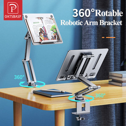 Clamp-On Laptop Stand | Adjustable Aluminium Desk Arm