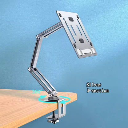 Clamp-On Laptop Stand | Adjustable Aluminium Desk Arm