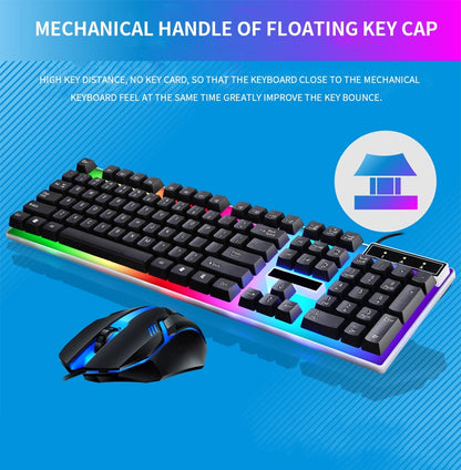 RGB Gaming Keyboard and Mouse Combo | 104-Key Wired Set
