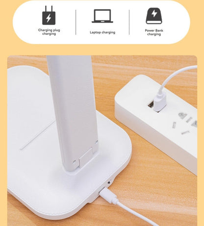 Foldable LED Desk Lamp | Rechargeable Eye-Care Reading Light