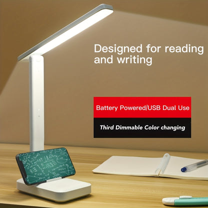 Foldable LED Desk Lamp | Rechargeable Eye-Care Reading Light